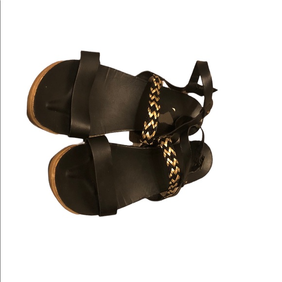 UGG Girls Jayna Sandals Black Size 6 - Picture 6 of 9